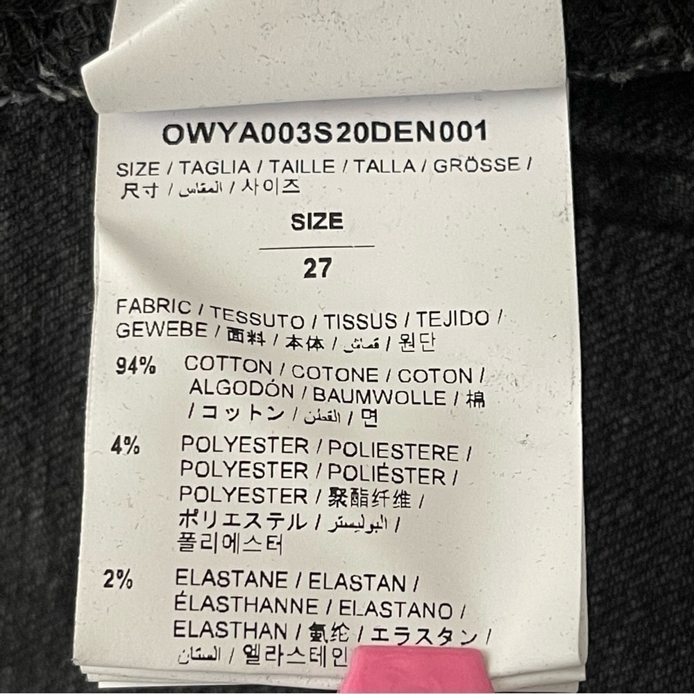 Off-White Women’s Skinny Denim Jeans Grey - Size - 27 $625 - Picture 12 of 13